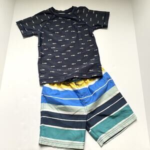 Tea Collection Fish & Stripe Swim Set